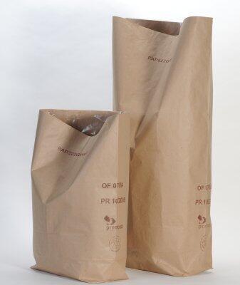 SAC À DÉCHETS PAPIER KRAFT 80L