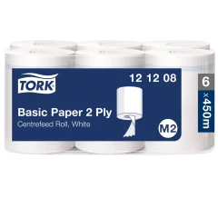 TORK M2 ESSUYAGE BASIC 2PLIS 121M (X6)