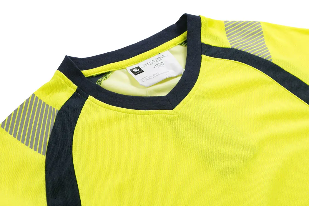 T-shirt-manches-courtes-HV-TO5-jaune-fluo